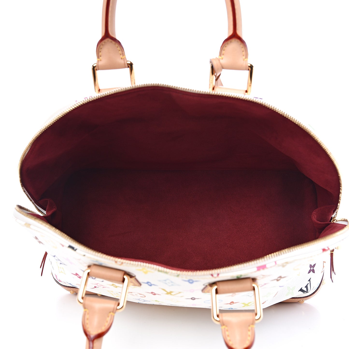 Monogram Multicolor Alma GM White