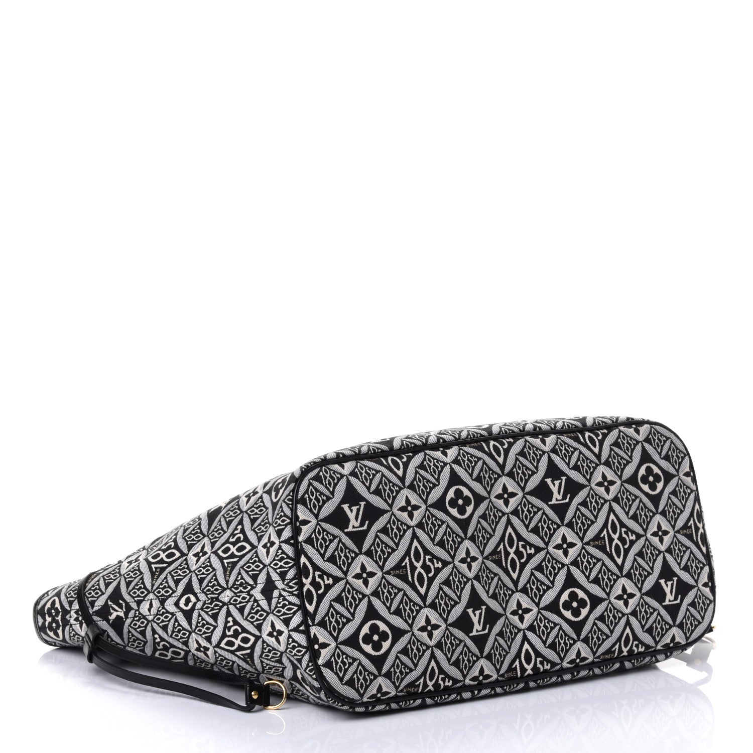 Louis Vuitton Jacquard Since 1854 Neverfull MM Grey 3 of 4
