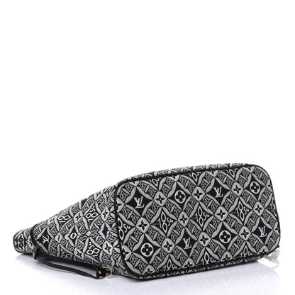 Louis Vuitton Jacquard Since 1854 Neverfull MM Grey 3 of 4