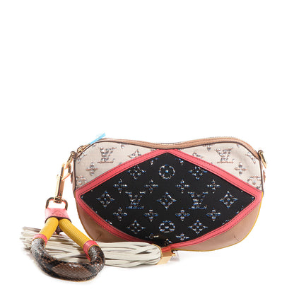 Louis Vuitton Monogram Nightbird Pochette Black 1 of 7