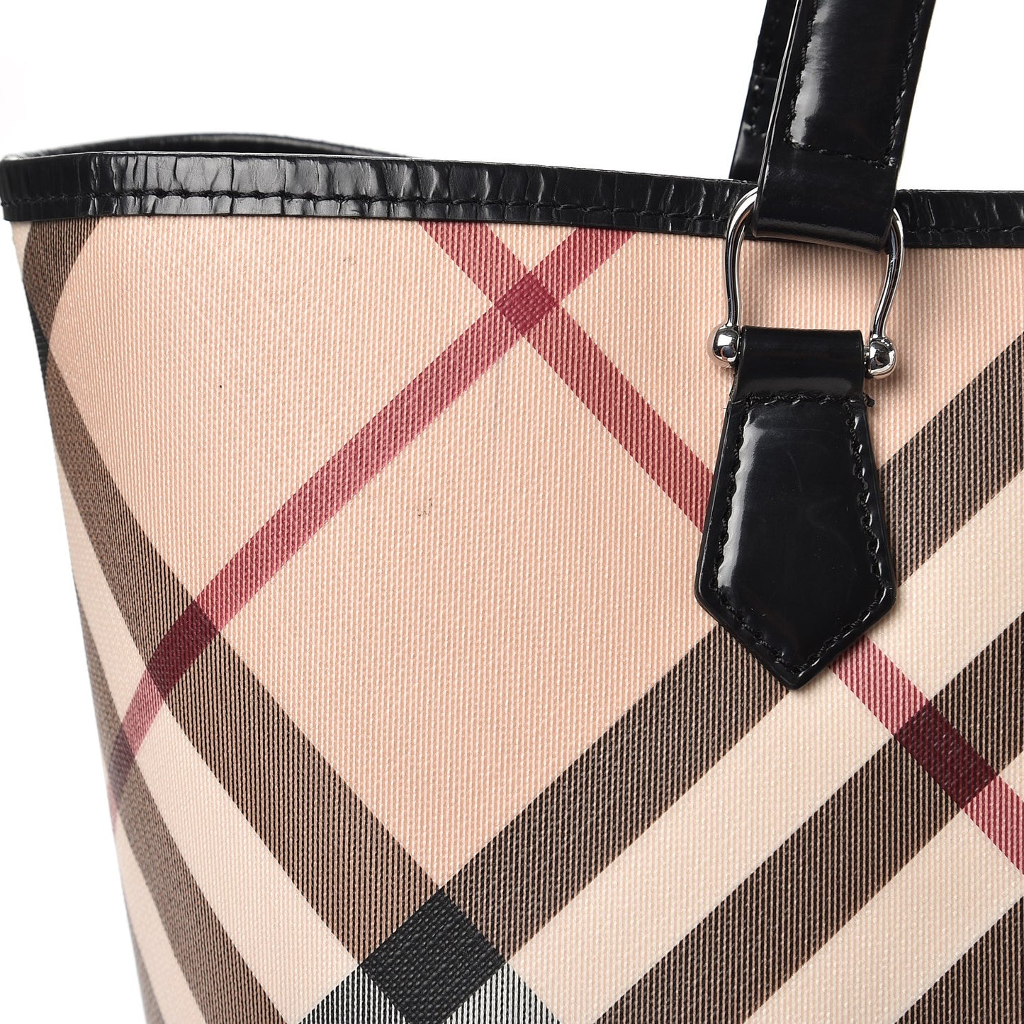 Nova Check Large Nickie Tote Black