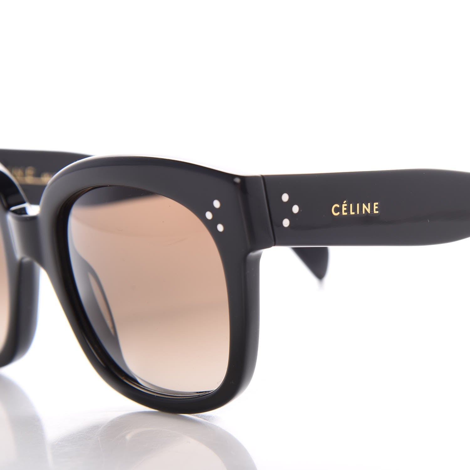 Celine New Audrey Sunglasses CL 41805/S Black 6 of 8