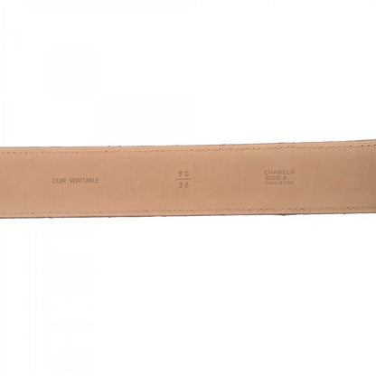 Chanel Lambskin Quilted CC Belt 90 36 Bordeaux 5 of 7