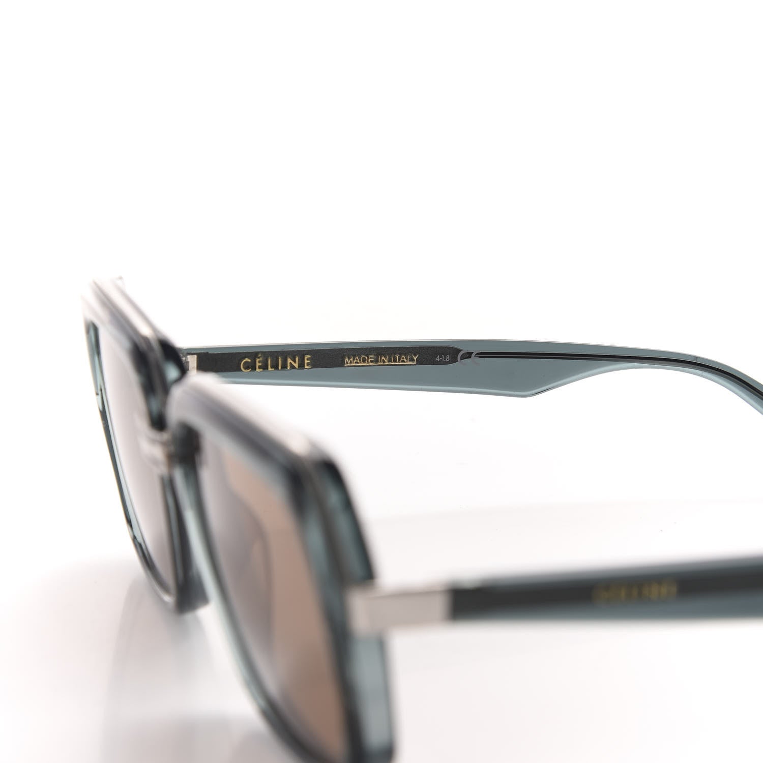 Celine Acetate Square Sunglasses CL40050U Blue 5 of 7