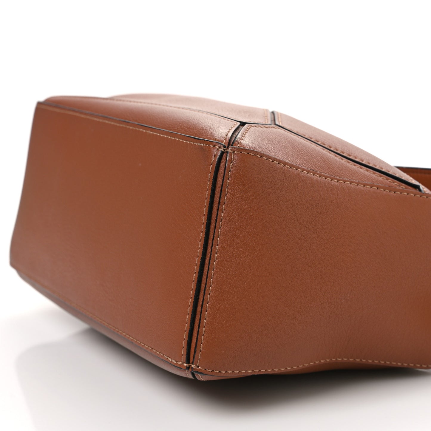 Calfskin Small Puzzle Bag Tan