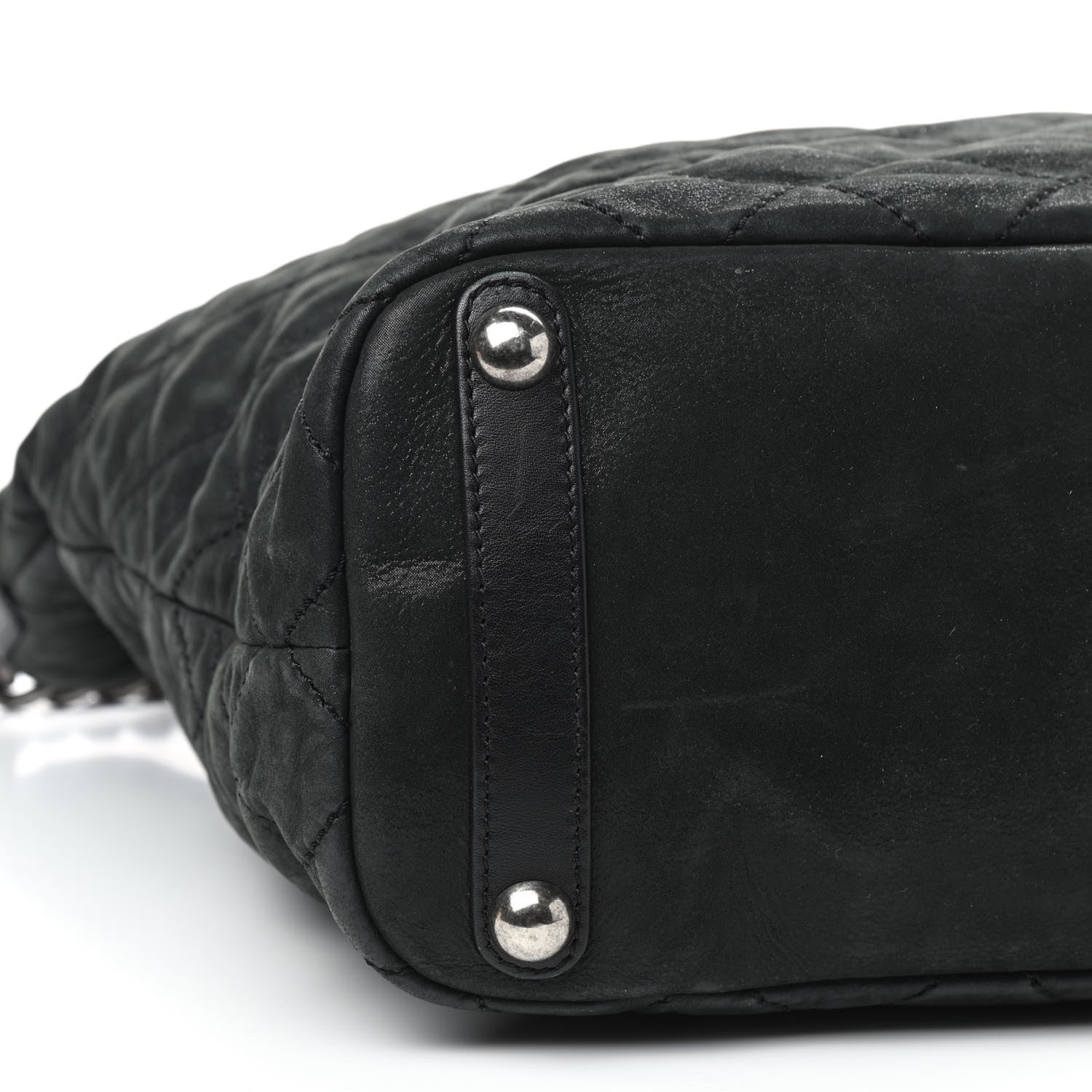 Chanel Iridescent Calfskin Quilted In The Mix Shopping Tote Black 6 of 9