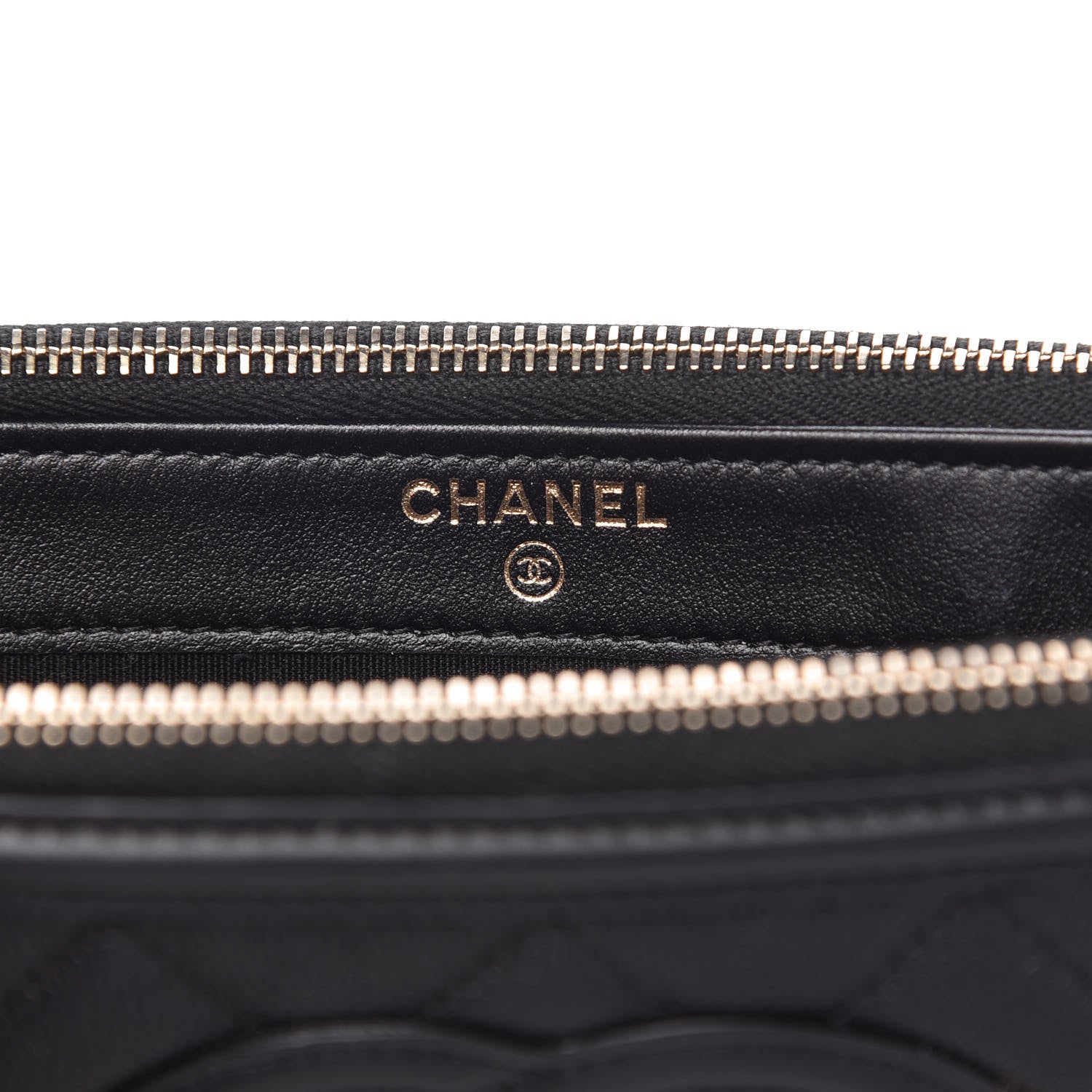 Chanel Caviar Quilted CC Filigree Clutch With Chain Black 8 of 12