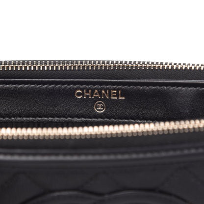 Chanel Caviar Quilted CC Filigree Clutch With Chain Black 8 of 12