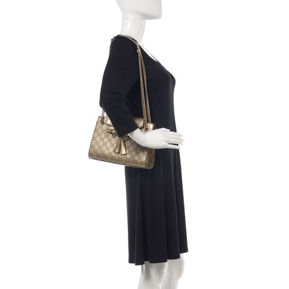 Gucci Guccissima Small Emily Shoulder Bag Gold 2 of 10