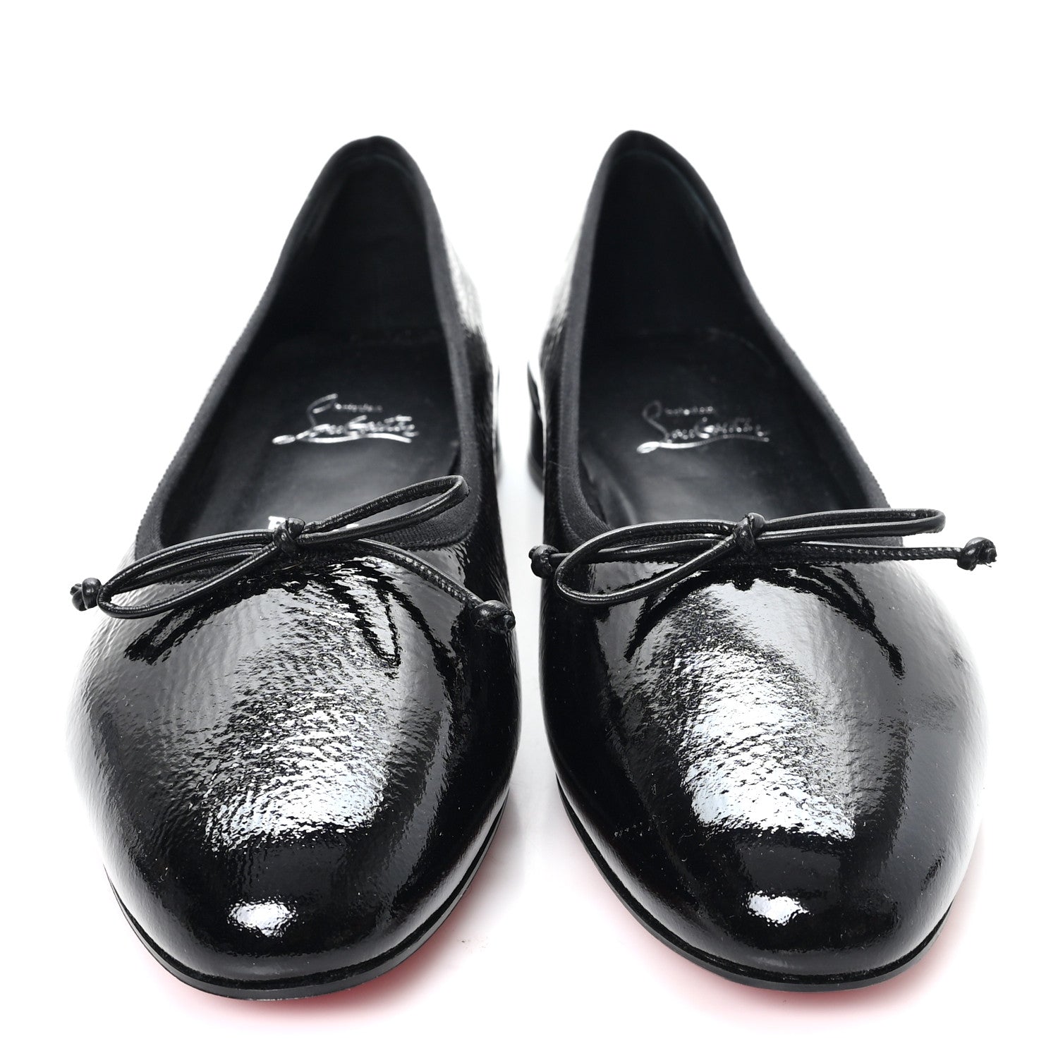 Christian Louboutin Patent Sweetie Jane Ballerina Flats 40.5 Black 3 of 9