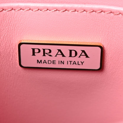 Prada Saffiano Lux Metal Triangle Handbag Pelato 6 of 9