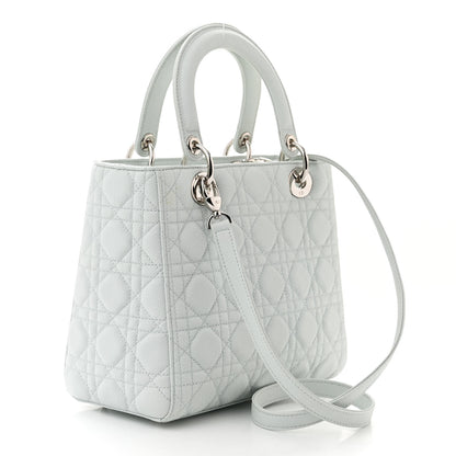 Christian Dior Grained Calfskin Cannage Medium Lady Dior 3 of 11