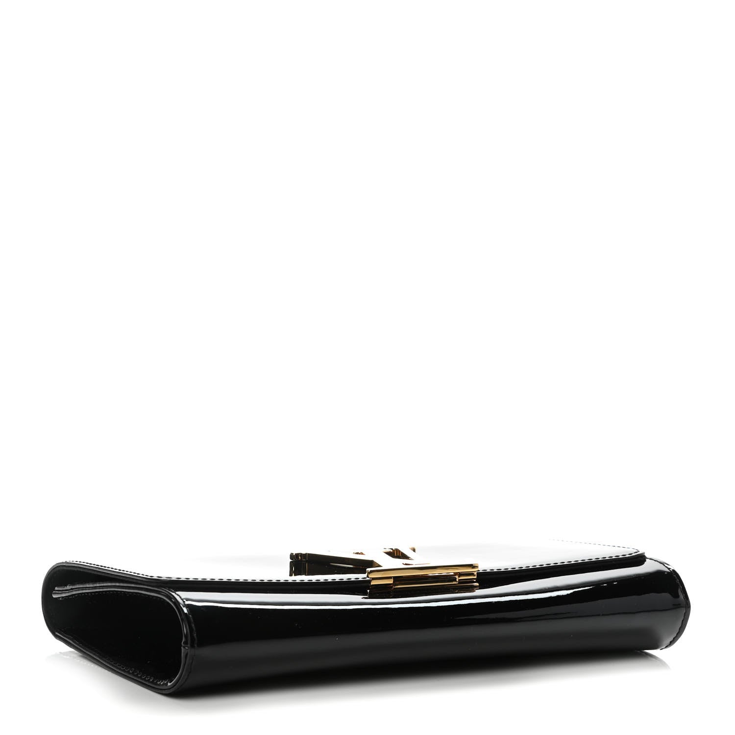 Louis Vuitton Patent Louise Clutch Black 4 of 11