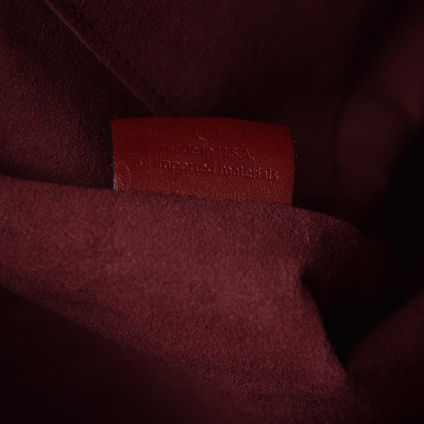 Monogram Flower Zipped Tote MM Bordeaux