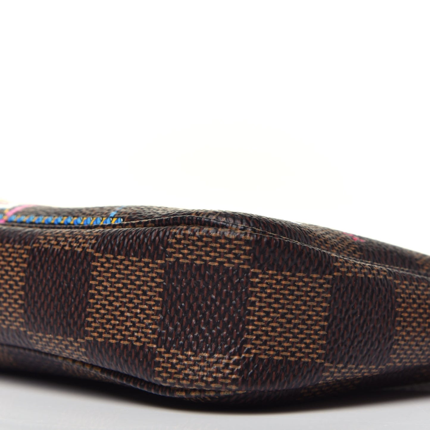 Damier Ebene 2020 Christmas Animation Big Wheel Mini Pochette Accessories Rose Ballerine