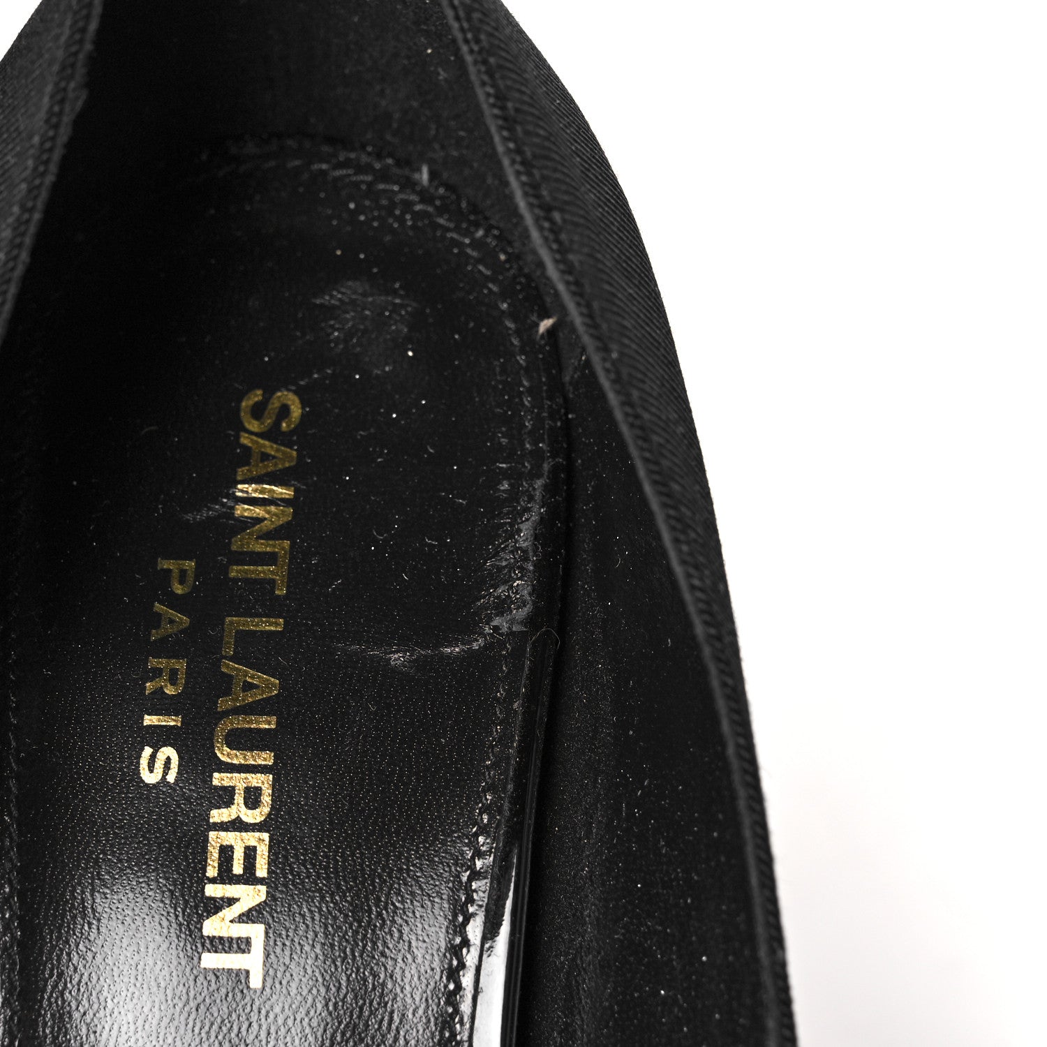 Saint Laurent Calfskin Bow Anais Pumps 40 Black 9 of 10