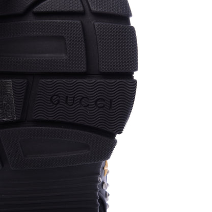 Gucci Nappa Mesh Studded Mens Aguru Sandals 6 Black 8 of 10
