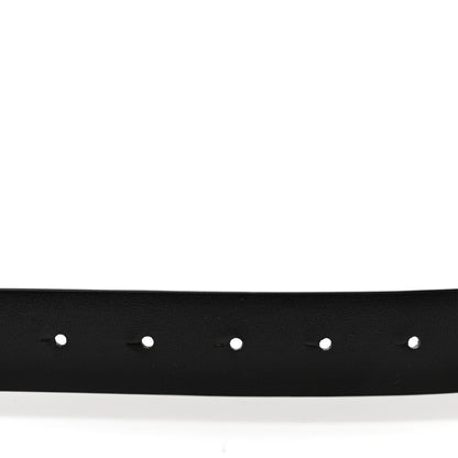 Valentino Garavani Glossy Calfskin VLogo Reversible 40mm Belt 80 32 Saddle Brown Black 4 of 5