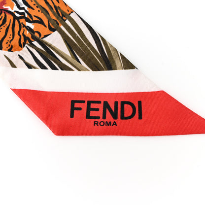 Fendi Silk FF Bandeau Tobacco Multicolor 2 of 3