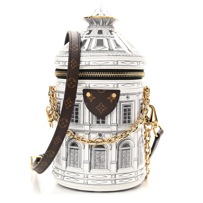 Louis Vuitton X FORNASETTI Calfskin Architettura Cannes Black White 1 of 9