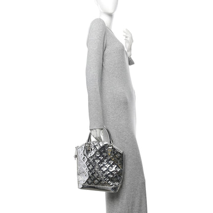 Louis Vuitton Monogram Miroir Lockit Silver 2 of 11