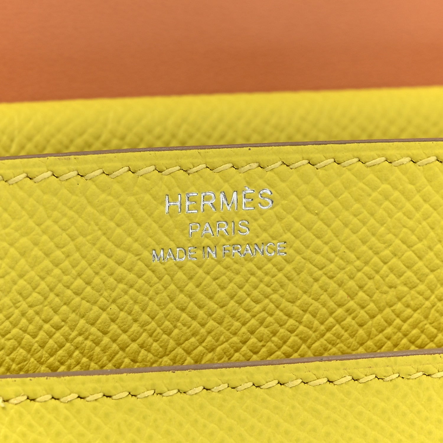 Hermes Epsom Verso Verrou 21 Lime Natural 7 of 11