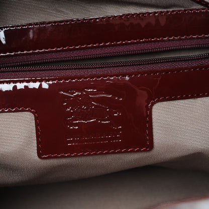 Burberry Supernova Check Drawstring Tote Berry Red 6 of 10