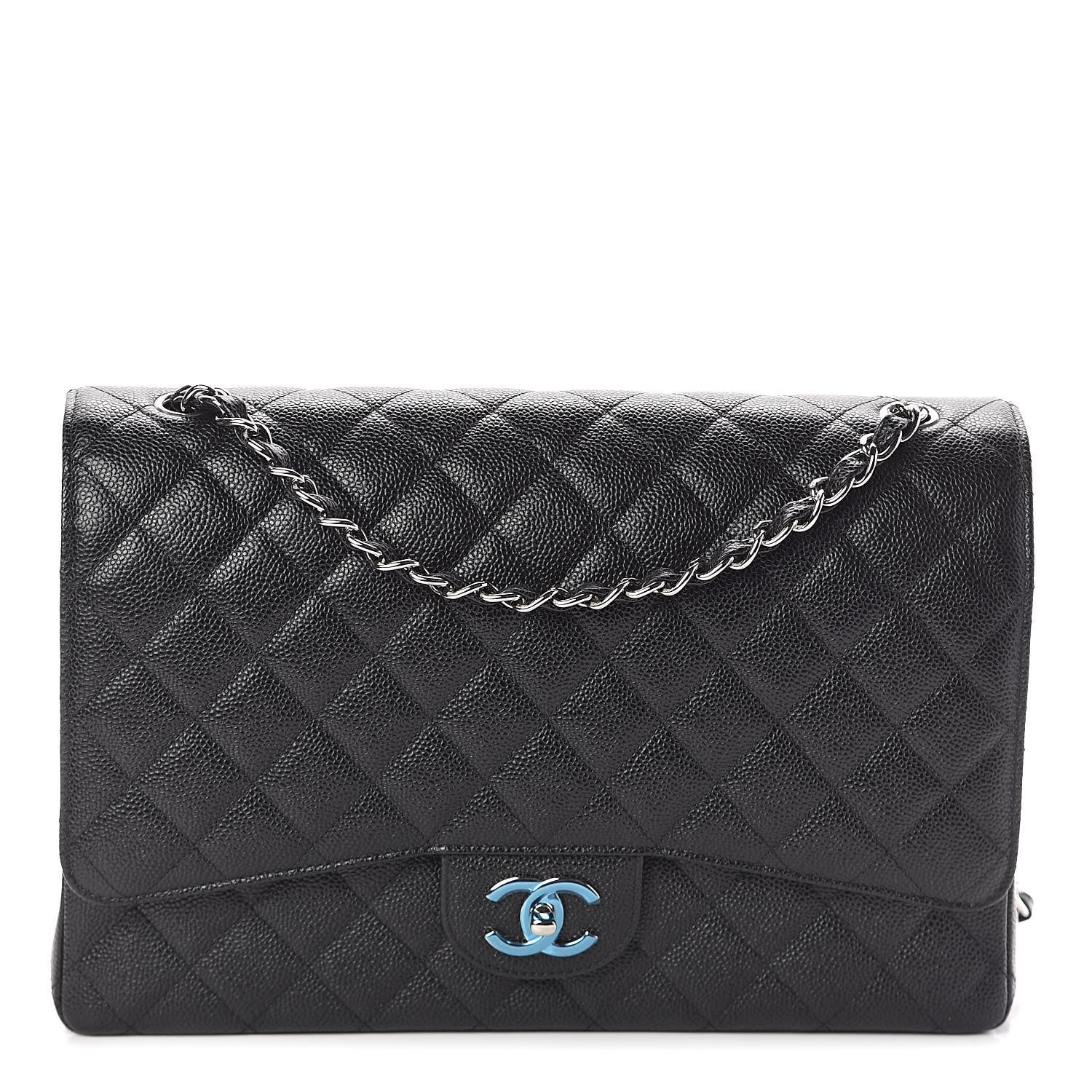 Chanel Caviar Quilted Maxi Double Flap Black 1 of 11