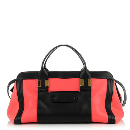 Chloe Calfskin Medium Alice Satchel Paradise Pink 1 of 9