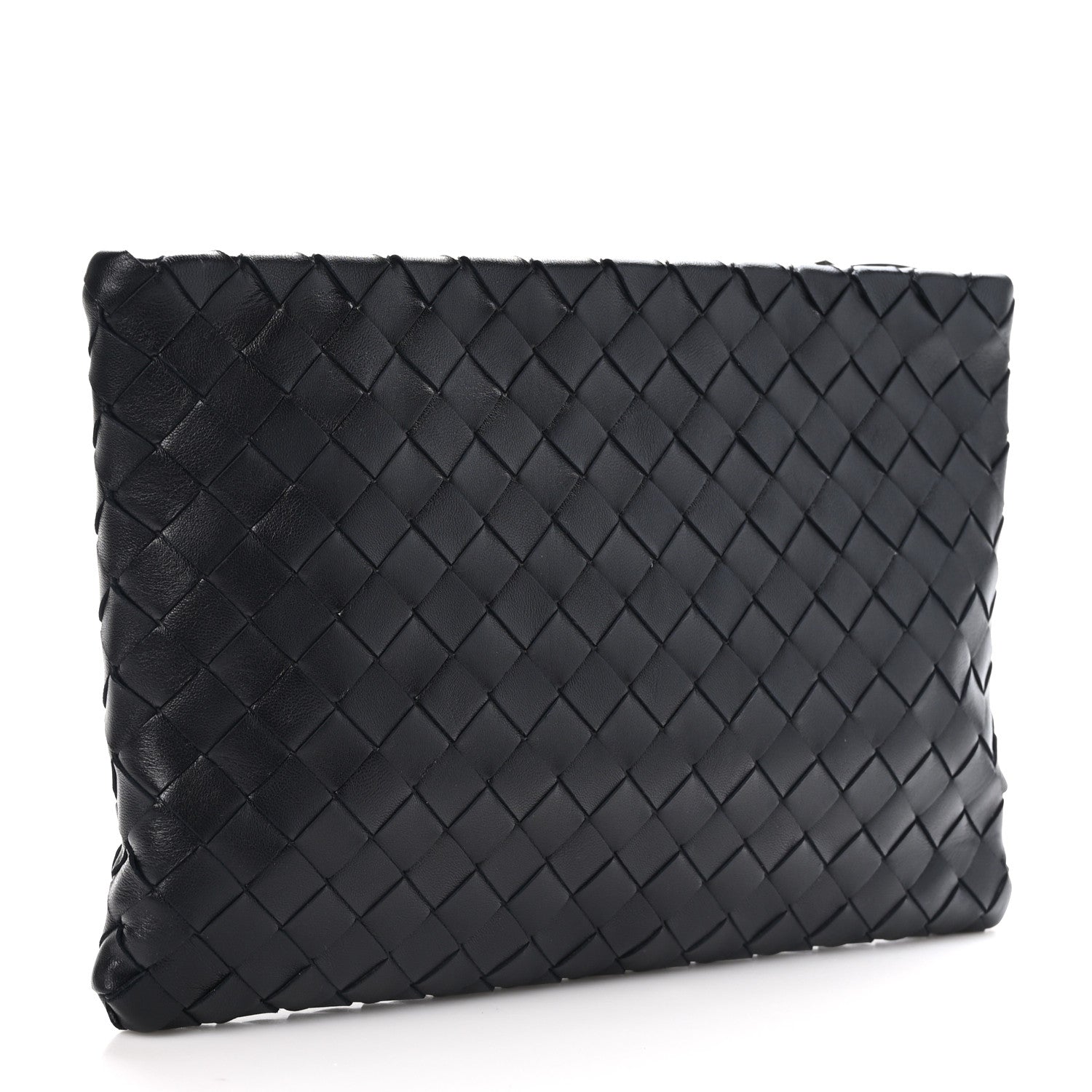 Bottega Veneta Nappa Intrecciato Medium Zip Pouch Black 3 of 10