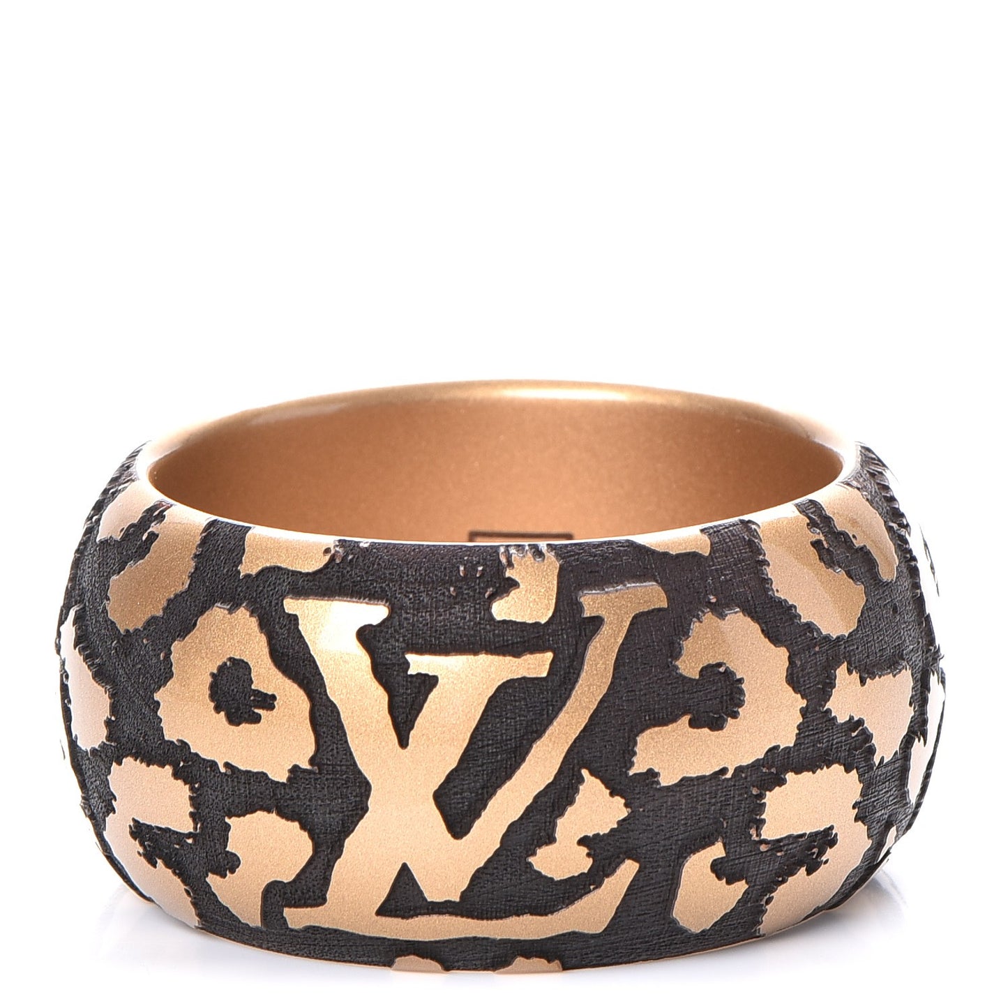Leomonogram Wide Bracelet Gold