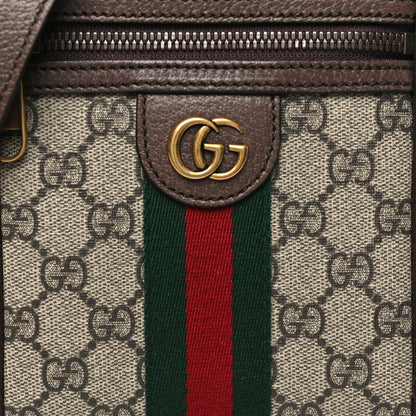 Gucci GG Supreme Monogram Web Mini Ophidia Messenger Brown 8 of 10