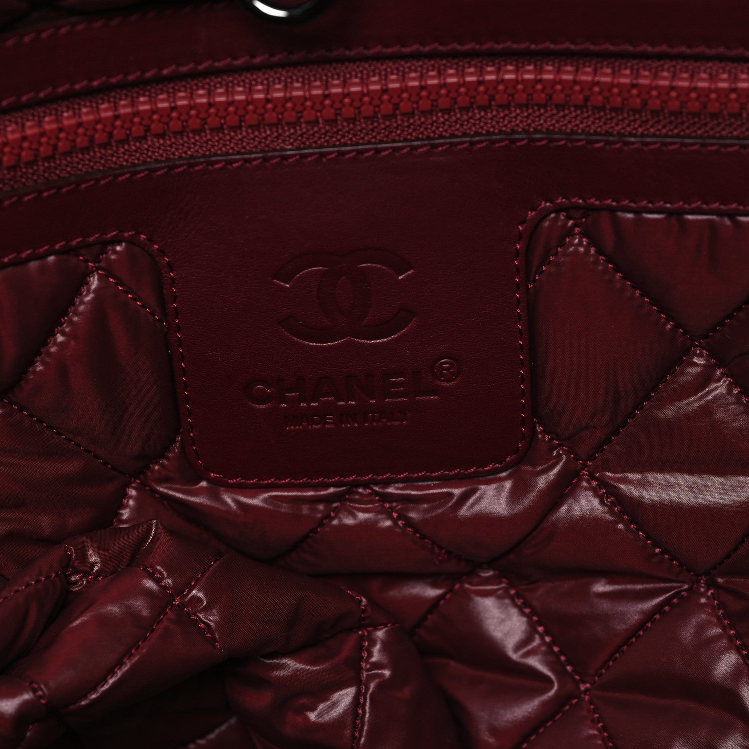 Chanel Nylon Quilted Small Coco Cocoon Tote Black 6 of 10