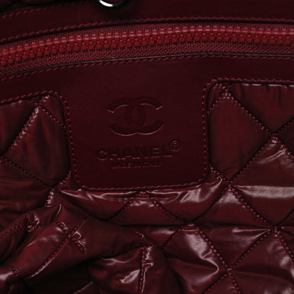 Chanel Nylon Quilted Small Coco Cocoon Tote Black 6 of 10