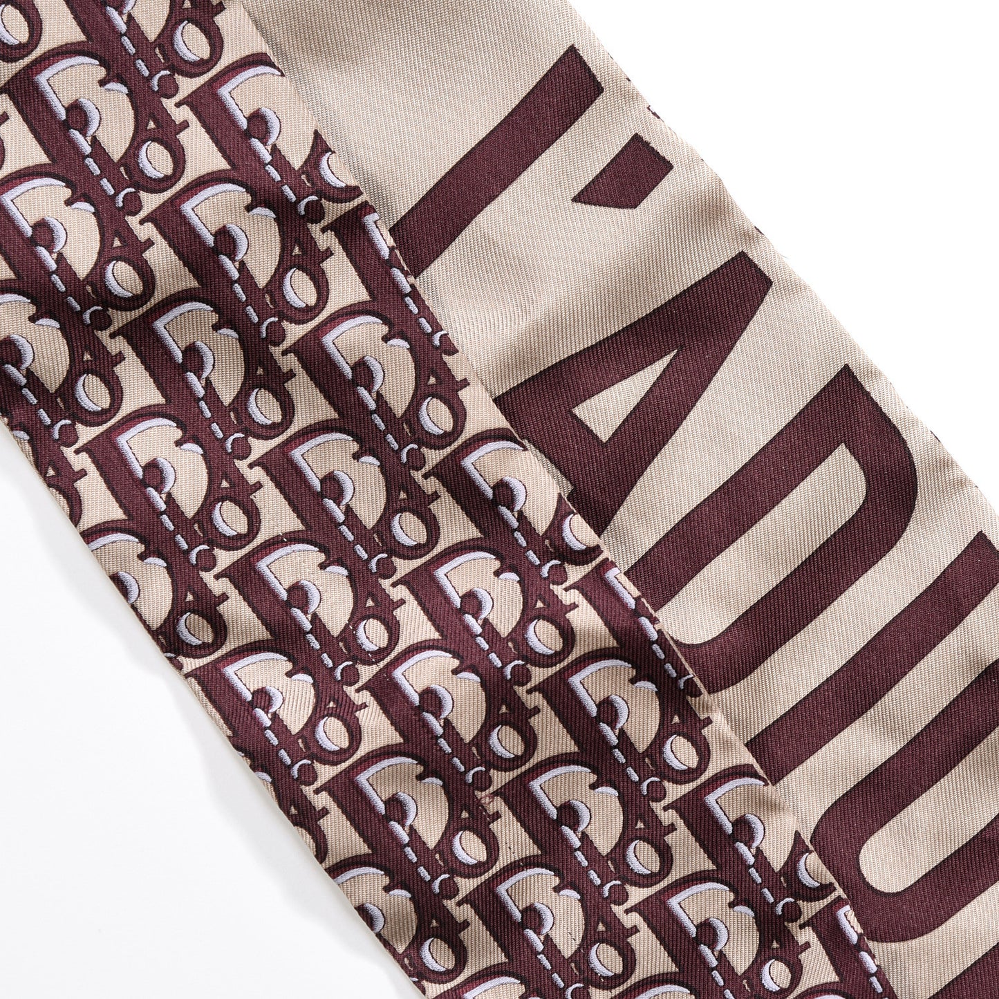 Silk Oblique Mitzah Scarf Bordeaux