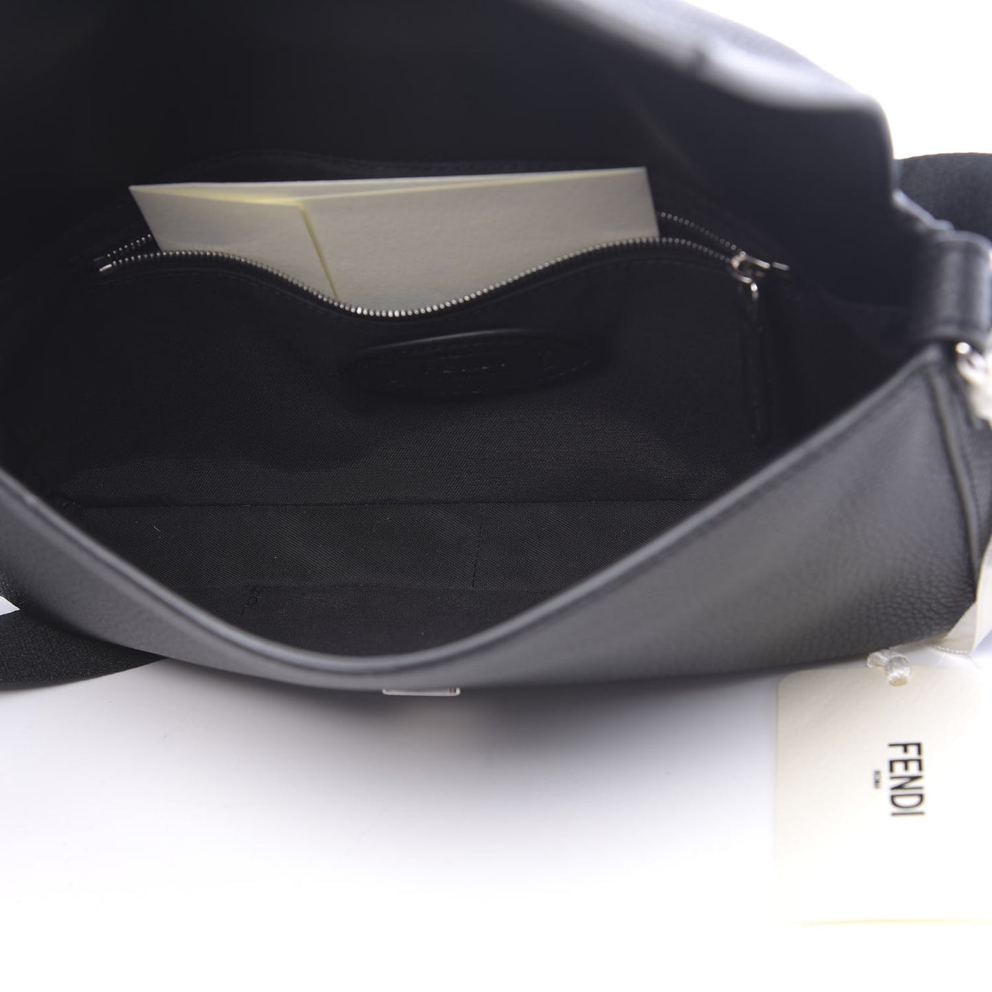 Cuoio Romano Selleria Belt Baguette Bag Black