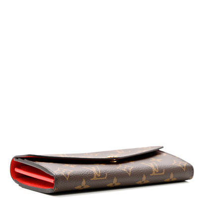 Louis Vuitton Monogram Sarah Wallet NM Coquelicot 4 of 7