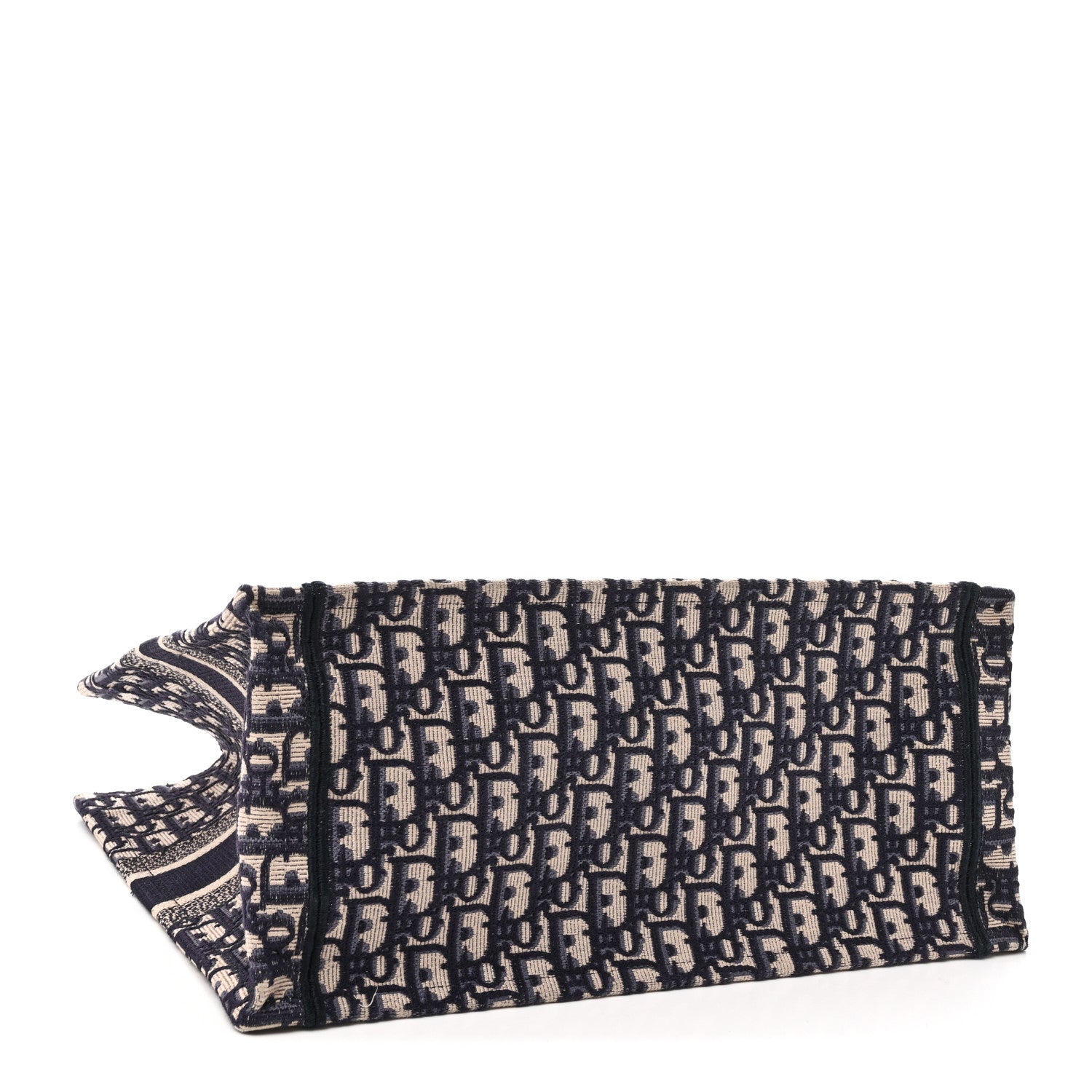 Christian Dior Oblique Medium Book Tote Blue Multicolor 4 of 10