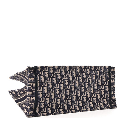Christian Dior Oblique Medium Book Tote Blue Multicolor 4 of 10
