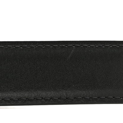 Celine Box Calfskin Medium 25mm Triomphe 75 30 Belt Black 8 of 9