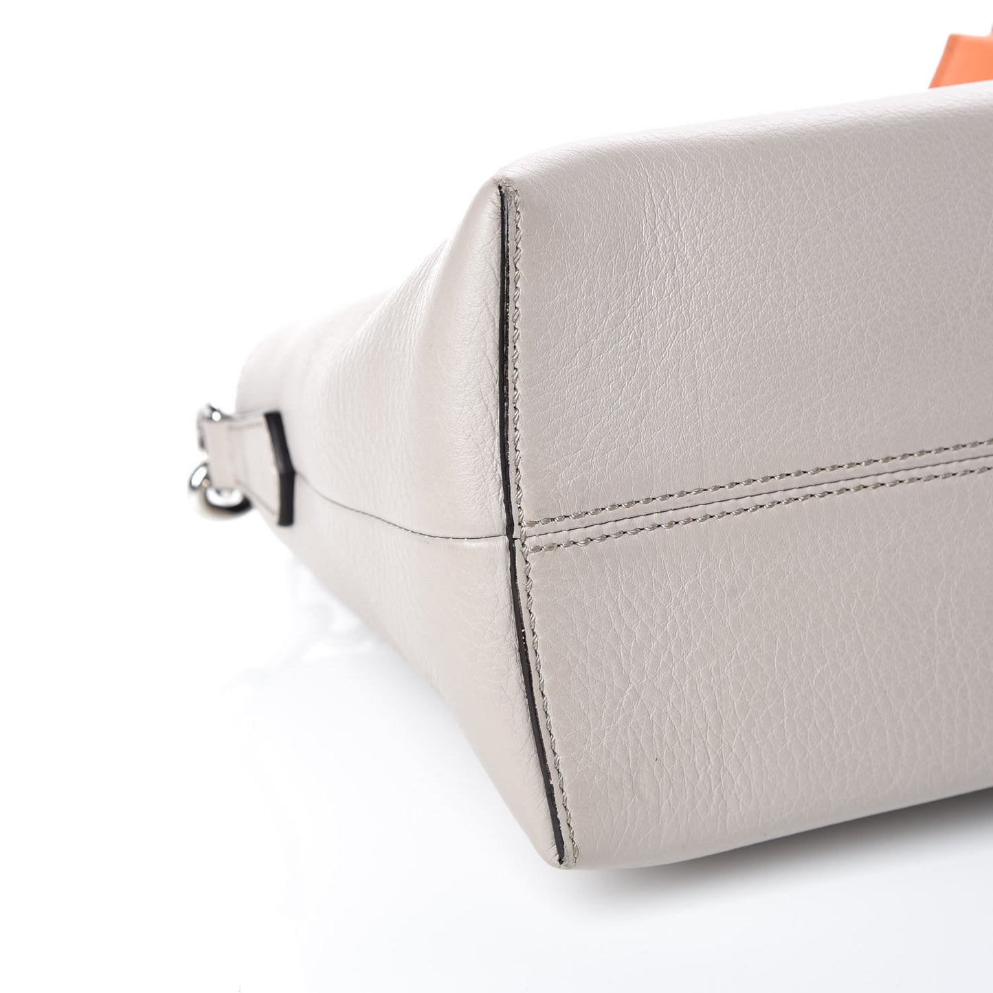 Vitello Dolce 4 Color Medium By The Way Boston Bag Grigio Polvere Arancio Multicolor