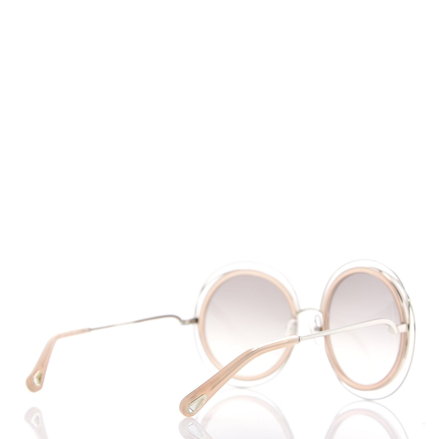Oversized Round Carlina Sunglasses CE120S Peach Pink