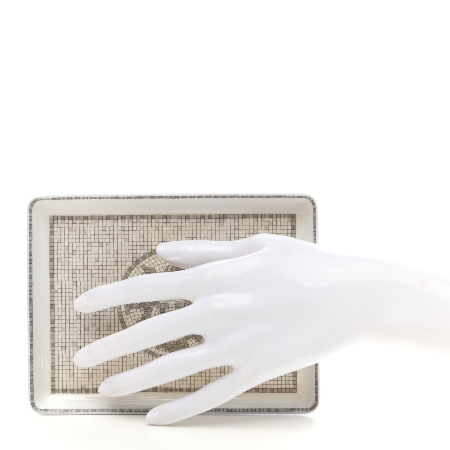 Porcelain Mosaique Au 24 Sushi Plate Platine