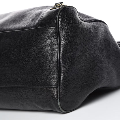 Balenciaga Chevre Gold Metallic Edge Hardware Velo Black 6 of 20