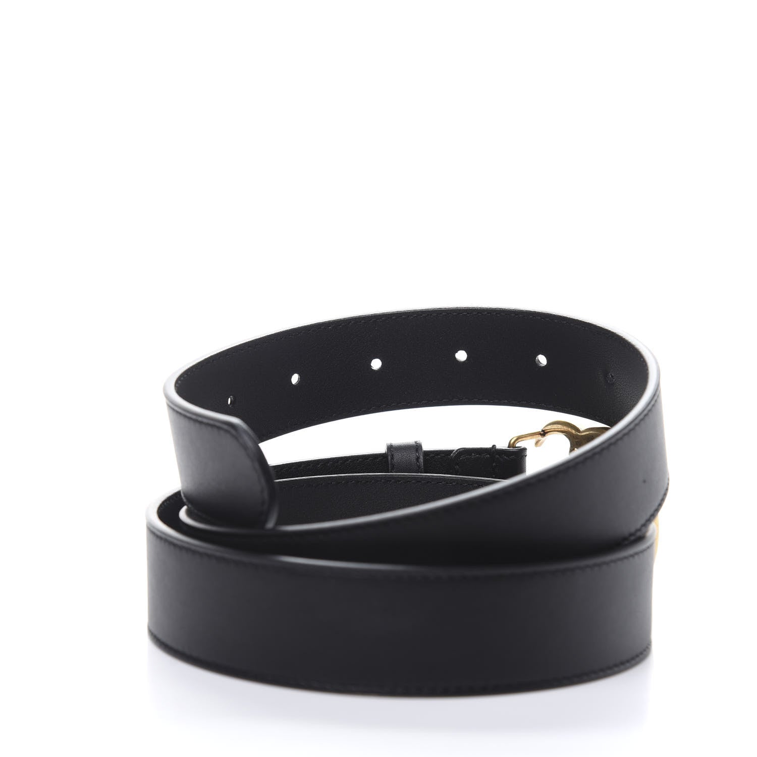 Gucci Calfskin Double G 30mm Belt 85 34 Black 5 of 7