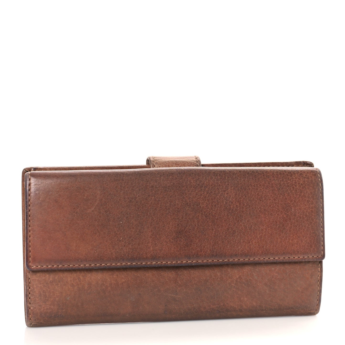 Calfskin Miss GG Continental Wallet Old Naturale