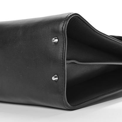 Gucci Moon Calfskin Medium Interlocking G Shoulder Bag Black 10 of 12