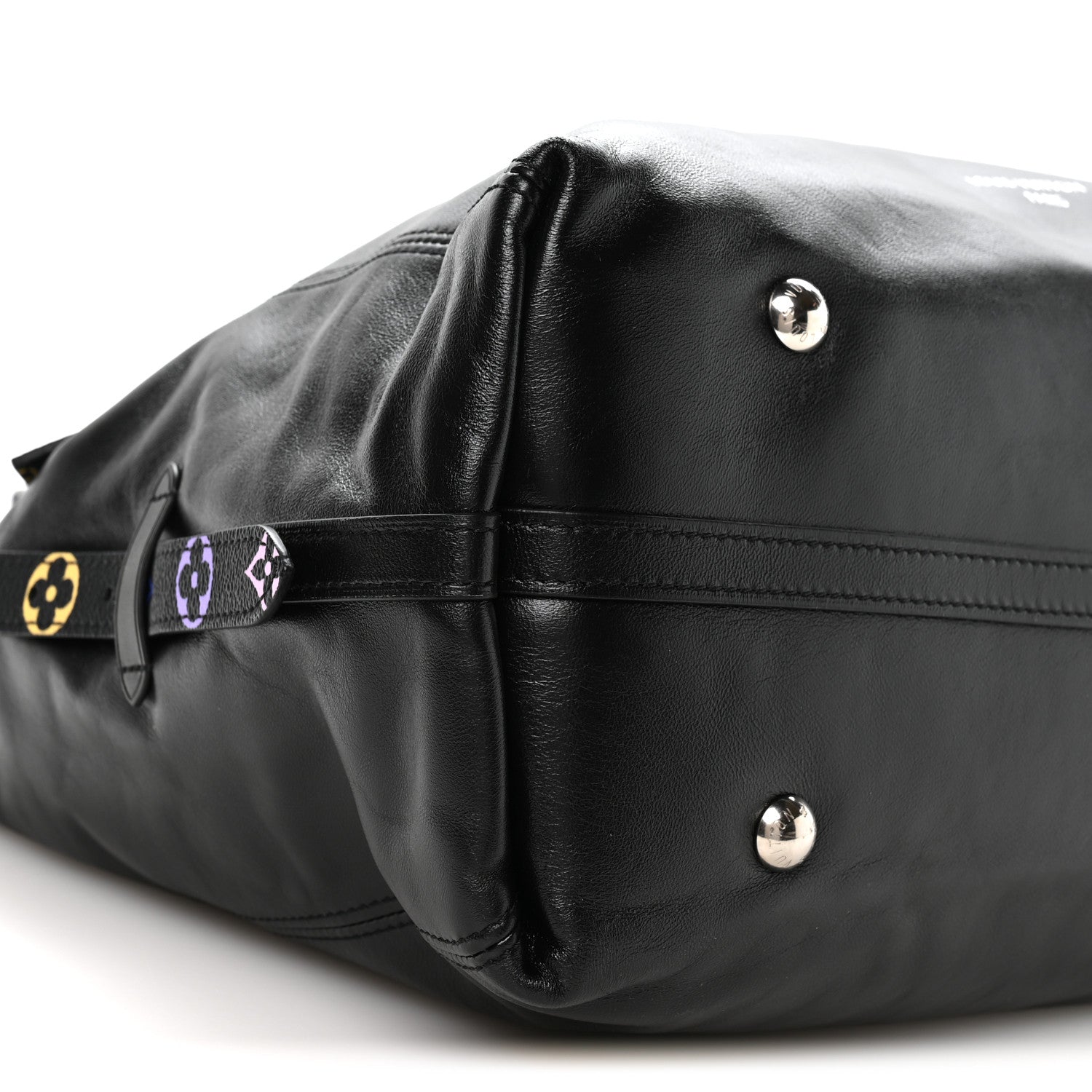 Louis Vuitton LV X TM Lambskin CarryAll Vibe MM Black 8 of 9