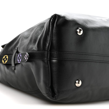 Louis Vuitton LV X TM Lambskin CarryAll Vibe MM Black 8 of 9