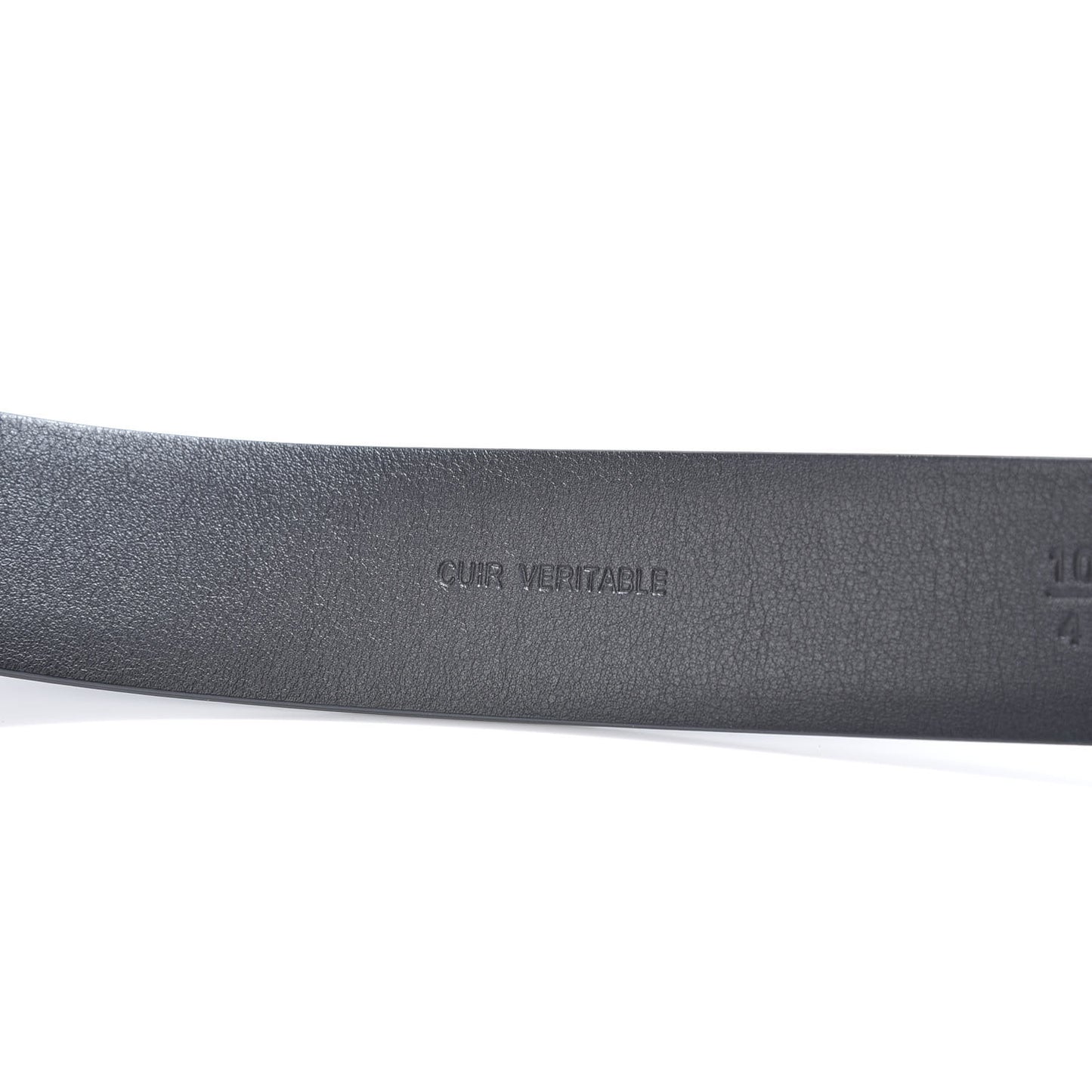 Calfskin CC Chain Belt 105 42 Black